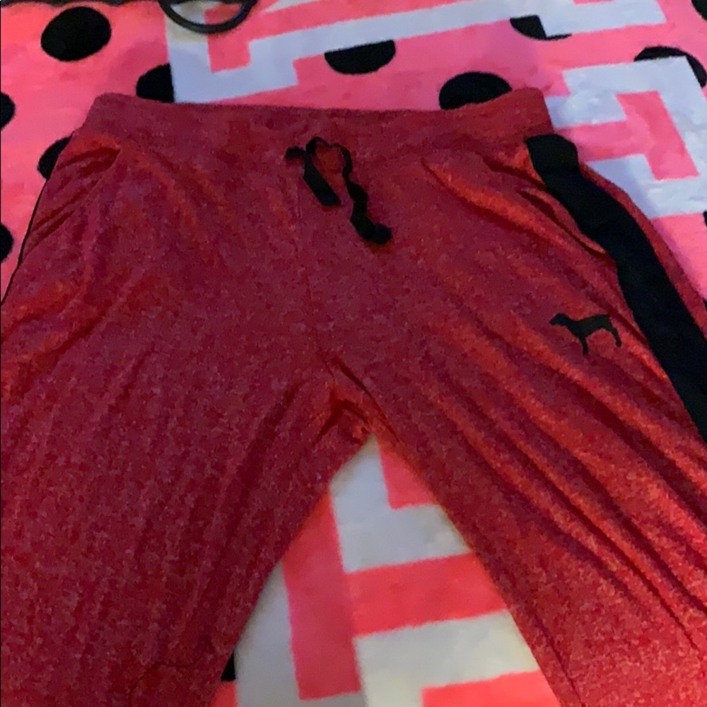 Red vs sweatpants